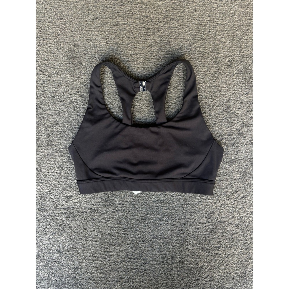 Athleta Black Racerback Sports Bra Size S Medium Support‎